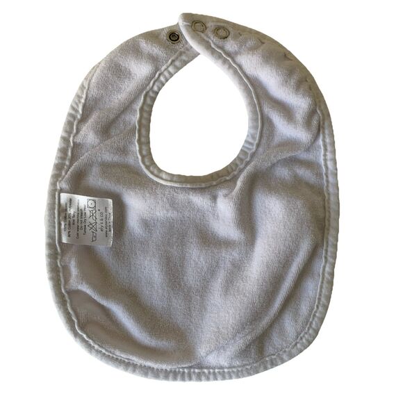 Ely's & Co Muslin Terry Baby Bibs Rose Pink 0-6 Months Qty 3 Solid Stripes Stars - Picture 4 of 9